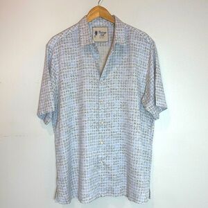 Vintage Silk Circa 1969 Men’s Silk Blend Short Sleeve Shirt XL